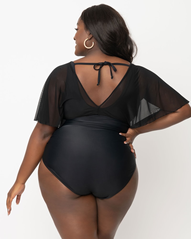 Plus size pin sale up bathing suits